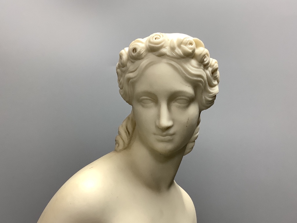 An Art Union Copeland Parian ware figure, after Cheverton, height 46cm